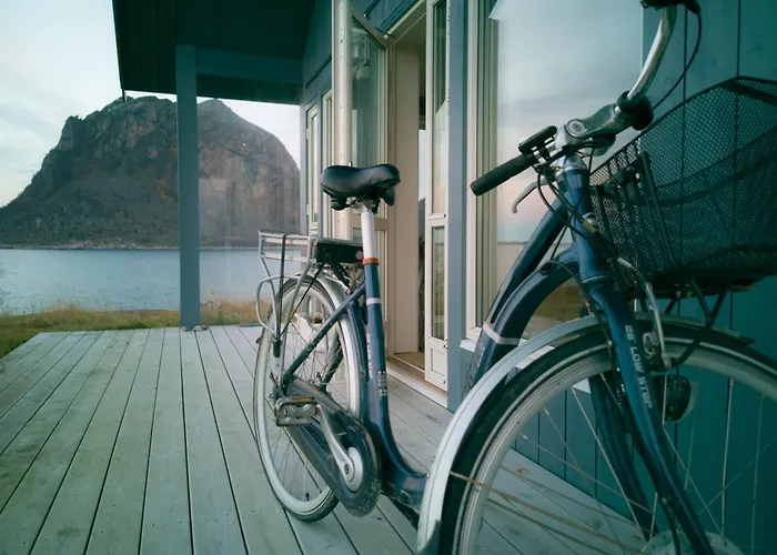 See Lofoten Mountains Midnight Sun And Nothern Lights In Steigen